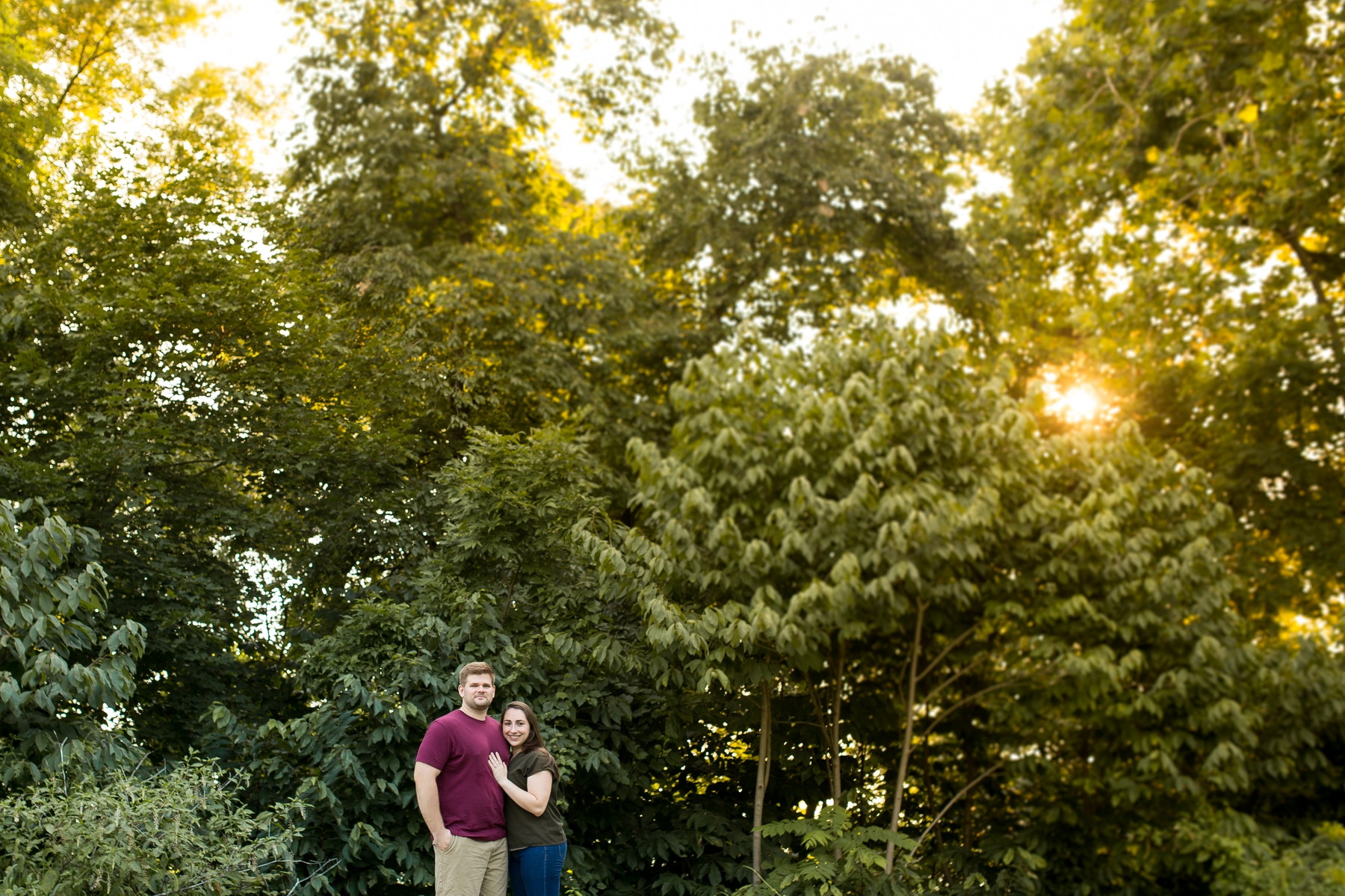 fun engagement photos at Fort Hunter